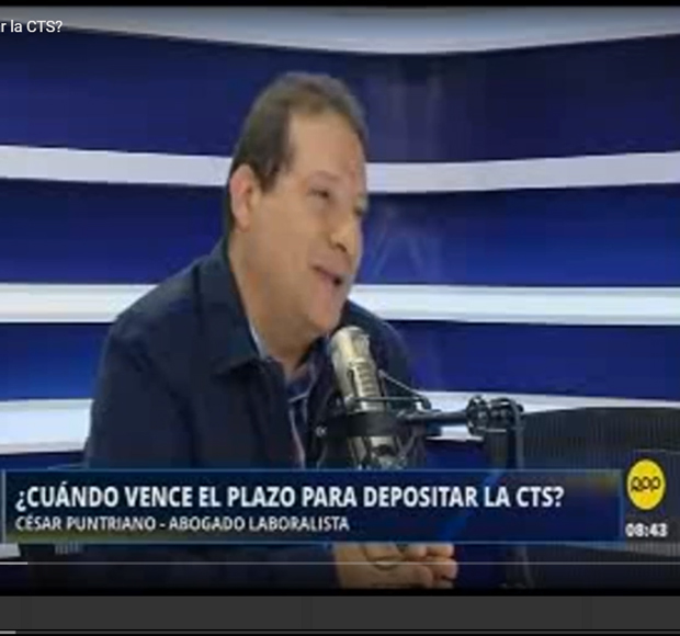 ¿Cuándo vence el plazo para depositar la CTS?