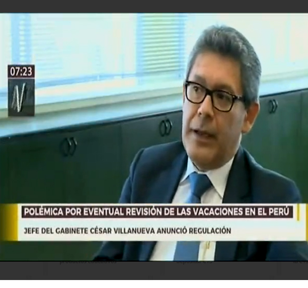 Polémica por eventual revisión de las vacaciones en el Perú