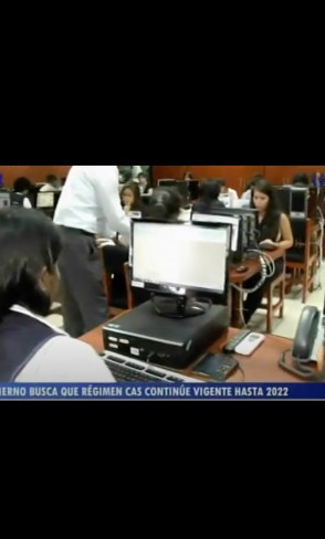 Gobierno busca que régimen CAS continúe vigente hasta 2022