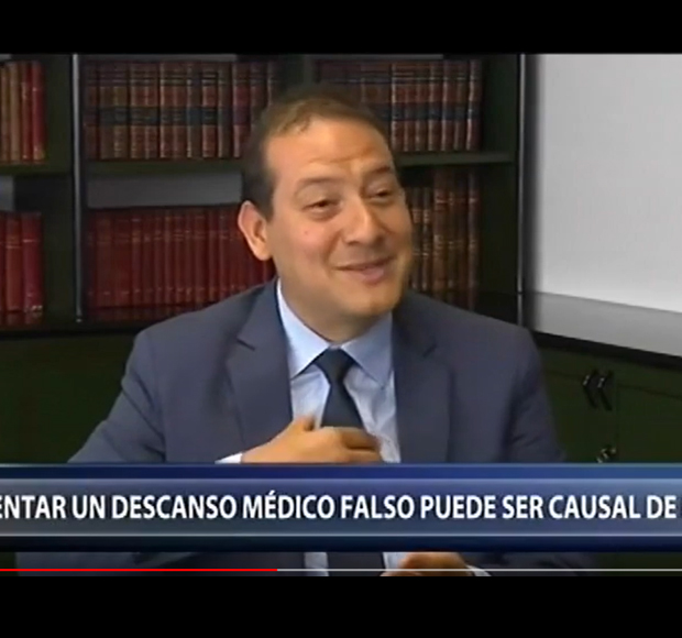 Presentar un descanso médico falso puede ser causal de despido