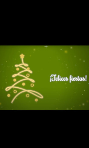¡Felices fiestas!