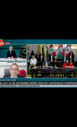 El 24 y 31 serán días no laborables compensables