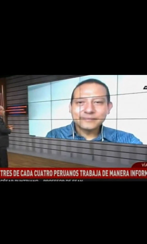 Tres de cada cuatro peruanos trabaja de manera informal
