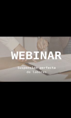 Suspensión perfecta de labores