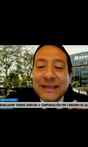 Teletrabajador tendrá derecho a compensación por consumo de luz