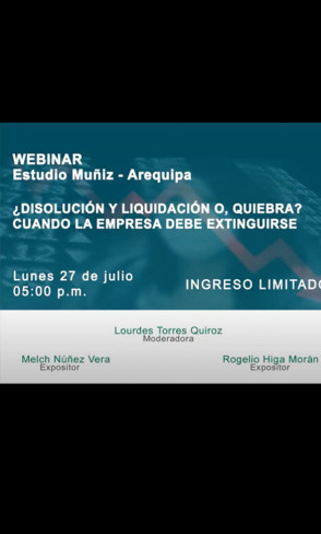 ¿Disolución y liquidación o, quiebra?